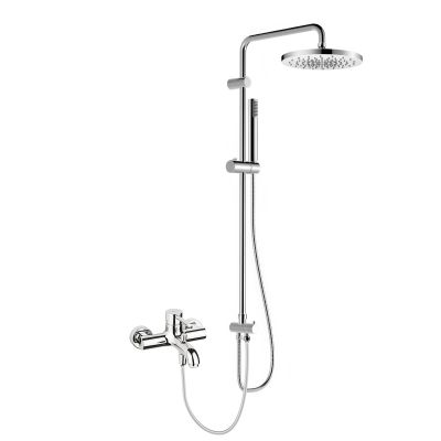 Oltens Molle zestaw prysznicowy z baterią wannowo-prysznicową ścienną chrom 36046100