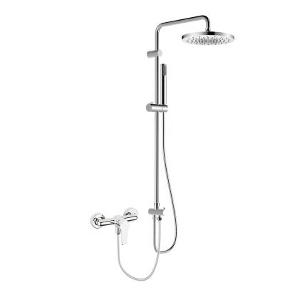 Oltens Jog zestaw prysznicowy z baterią prysznicową ścienną chrom 36052100