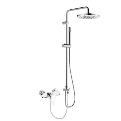 Oltens Vernal zestaw prysznicowy z baterią prysznicową ścienną chrom 36053100