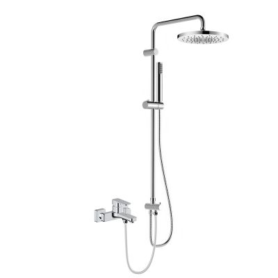 Oltens Hadsel zestaw prysznicowy z baterią wannowo-prysznicową ścienną chrom 36054100