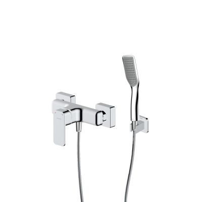 Zestaw Oltens Hadsel bateria prysznicowa ścienna z kompletem natryskowym Tinde Hald chrom 36057100