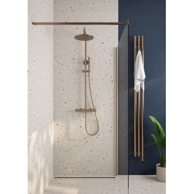 Oltens Stang grzejnik łazienkowy 180x15 cm miedź szczotkowana 55011610