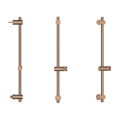Oltens Alling drążek prysznicowy 60 cm miedź szczotkowana 37300610