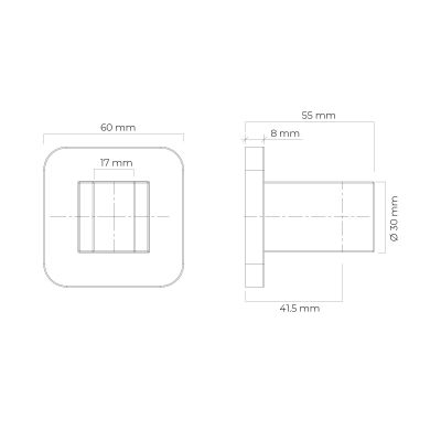 Zestaw Oltens Hadsel bateria prysznicowa ścienna z kompletem natryskowym Tinde Hald czarny mat 36057300