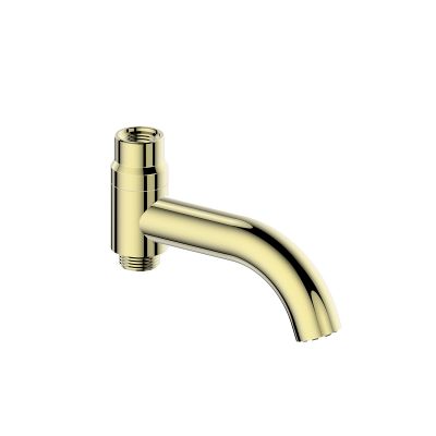 Oltens Molle Numa zestaw wannowo-prysznicowy ścienny z deszczownicą złoty połysk 36506800