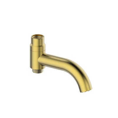 Oltens Molle Numa zestaw wannowo-prysznicowy ścienny z deszczownicą złoto szczotkowane 36506810