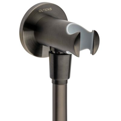 Zestaw Oltens Onega bateria podtynkowa termostatyczna z deszczownicą 30 cm Vindel i kompletem prysznicowym Ume grafit 36617400