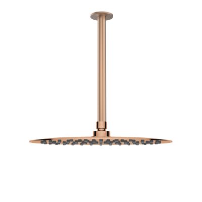 Oltens Aera ramię prysznicowe sufitowe 25 cm miedź szczotkowana 39404610