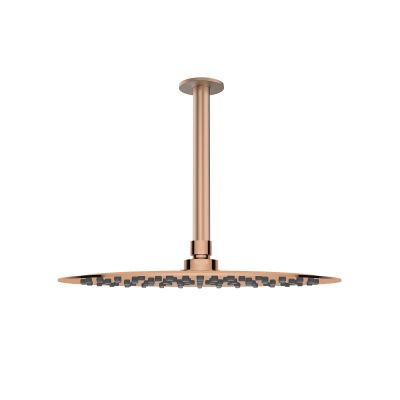 Oltens Aera ramię prysznicowe sufitowe 15 cm miedź szczotkowana 39405610