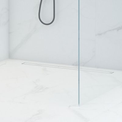 Oltens Langan 90 uniwersalny 2w1 odpływ prysznicowy liniowy 90 cm z kołnierzem 30004000