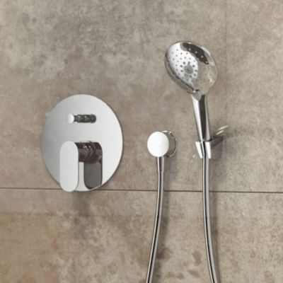 Oltens Saxan EasyClick Gide zestaw prysznicowy chrom 36008100