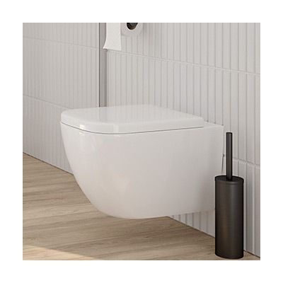 Zestaw Oltens Vernal miska WC wisząca PureRim z powłoką SmartClean z deską wolnoopadającą 42506000
