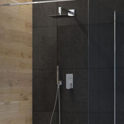 Zestaw Oltens Gota bateria podtynkowa z deszczownicą 30 cm Sondera (S) i kompletem prysznicowym Sog chrom 36601100