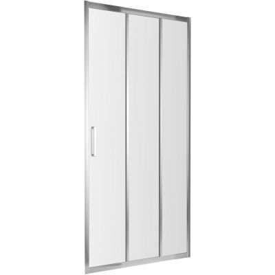 Omnires Chelsea drzwi prysznicowe 100 cm przesuwane chrom/szkło przezroczyste NDT10XCRTR