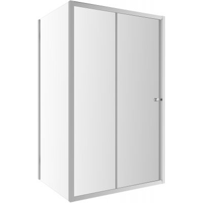 Omnires Bronx drzwi prysznicowe 120 cm chrom/szkło przezroczyste S-2050120CRTR