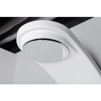 Polysan Luk panel prysznicowy ścienny termostatyczny narożny biały 80325