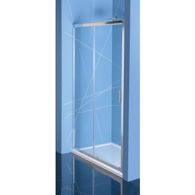 Polysan Easy Line drzwi prysznicowe 130 cm chrom/szkło przezroczyste EL1315