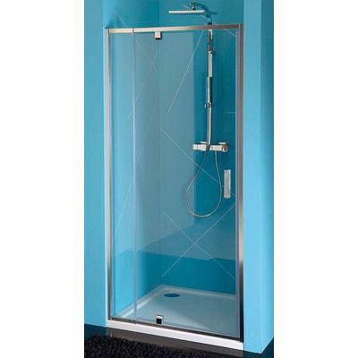 Polysan Easy Line drzwi prysznicowe 76-90 cm chrom/szkło przezroczyste EL1615