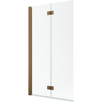 Radaway Nes Brushed Copper PND I parawan nawannowy 110 cm 2-częściowy miedź szczotkowany/szkło przezroczyste 10010110-93-01L