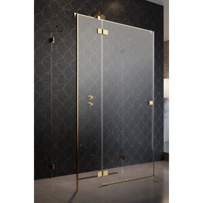 Radaway Essenza Pro Gold KDJ+S drzwi prysznicowe 110 cm lewe złoty/szkło przezroczyste 10097311-09-01L