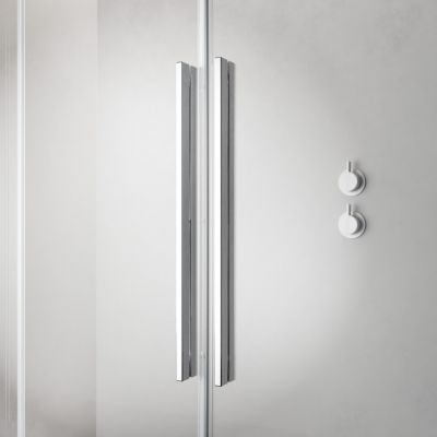Radaway Furo KDJ drzwi prysznicowe 67,2 cm lewe chrom/szkło przezroczyste 10104672-01-01L
