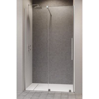 Radaway Furo DWJ drzwi prysznicowe 72,2 cm wnękowe lewe chrom/szkło przezroczyste 10107772-01-01L