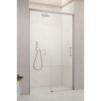Radaway Idea Brushed Nickel DWJ drzwi prysznicowe 120 cm rozsuwane nikiel szczotkowany/szkło przezroczyste 387016-91-01L