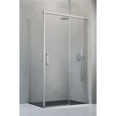 Radaway Idea Brushed Nickel DWJ drzwi prysznicowe 120 cm rozsuwane nikiel szczotkowany/szkło przezroczyste 387042-91-01R