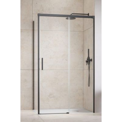 Radaway Idea Brushed GunMetal S1 ścianka prysznicowa 90 cm gunmetal szczotkowany/szkło przezroczyste 387050-92-01L