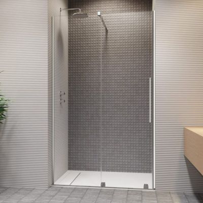 Radaway Furo DWJ drzwi prysznicowe 72,2 cm wnękowe lewe chrom/szkło przezroczyste 10107772-01-01L