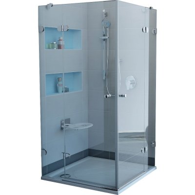 Kabina prysznicowa narożna chrom+transparent GSRV4-90 200 Ravak Glassline 17V77A0KZ1