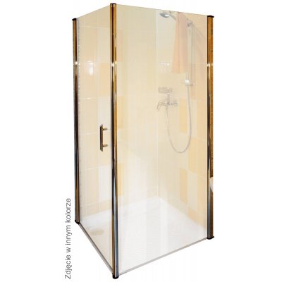 Kabina (drzwi ze ścianką stałą) chrom+transparent ESKPS-90 L Ravak Elegance 1ML70A00Z1