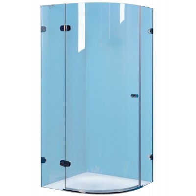 Kabina prysznicowa półokrągła chrom+transparent GSKK3-100 L Ravak Glassline 37LAAA00Y1