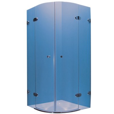 Kabina prysznicowa półokrągła chrom+transparent GSKK4-80 Ravak Glassline 3A244A00Y1