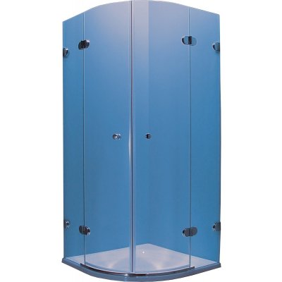 Kabina prysznicowa półokrągła chrom+transparent GSKK4-90 200 Ravak Glassline 3A277A0KY1