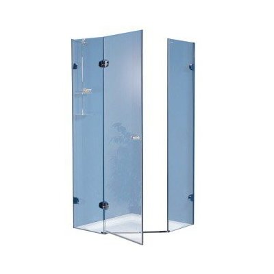 Kabina prysznicowa pięciokątna chrom+transparent GSH3-90 L Ravak Glassline 3KL77A00Z1