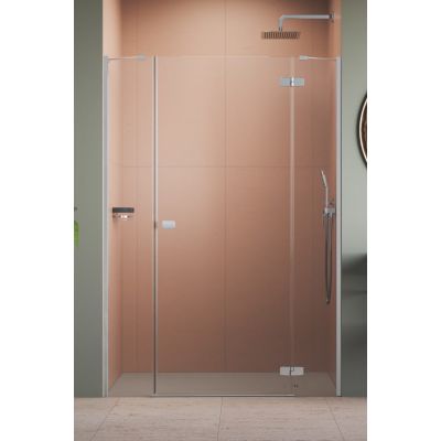 Radaway Fuenta Chrome DWJ+S drzwi prysznicowe 120 cm uchylne chrom połysk/szkło przezroczyste 1384031-01-01R