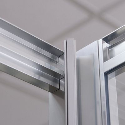 Roth Lega drzwi prysznicowe 140 cm wnękowe LLD2/1400 chrom/szkło przezroczyste 556-1400000-00-02