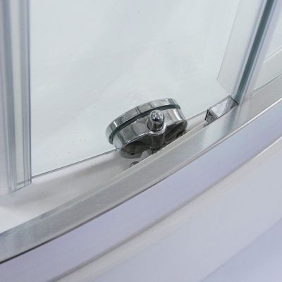 Roth Lega drzwi prysznicowe wnękowe 160 cm LLD4/1600 chrom/szkło przezroczyste 574-1600000-00-02