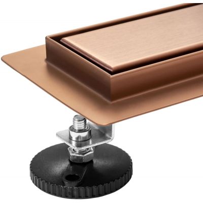 Rea Neo&Pure Pro odpływ liniowy 80 cm miedź szczotkowana REA-G8022