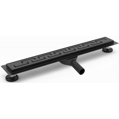 Rea Greek odpływ liniowy 70 cm czarny mat REA-G8024