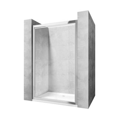 Rea Saxon drzwi prysznicowe 90 cm 1-skrzydłowe profile chrom REA-K0547