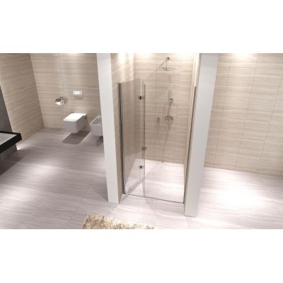 Rea My Space N drzwi prysznicowe 70 cm składane szkło transparentne REA-K0936