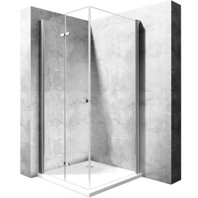 Rea Best drzwi prysznicowe 80 cm profile chrom REA-K1301