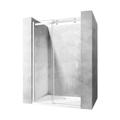 Rea Nixon-2 drzwi prysznicowe 100 cm wnękowe lewe chrom/szkło przezroczyste REA-K5012