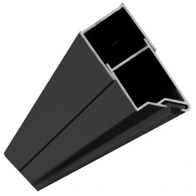 Rea Molier Black drzwi prysznicowe 100 cm z profilem magnetycznym czarny półmat/szkło przezroczyste REA-K6963/REA-K6395