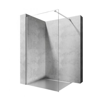 Rea Aero Walk-in ścianka prysznicowa 120 cm wolnostojąca chrom/szkło przezroczyste REA-K7550