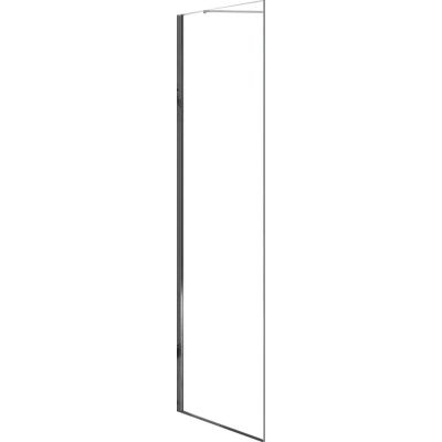 Rea Molier ścianka prysznicowa 80 cm boczna chrom/szkło przezroczyste REA-K8534