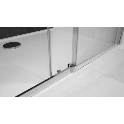 Rea Nixon-2 kabina prysznicowa 130x100 cm prostokątna lewa chrom/szkło przezroczyste REA-K5004/REA-K5014