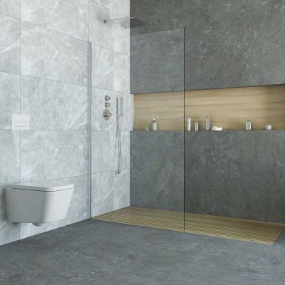 Roth Al TWF ścianka prysznicowa walk-in 40 cm chrom połysk/szkło przezroczyste AITWF040200VPE